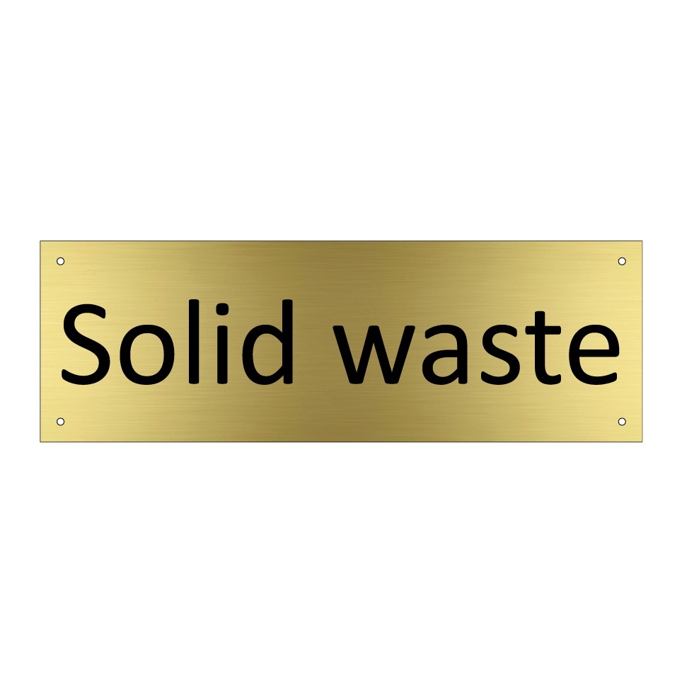Solid waste