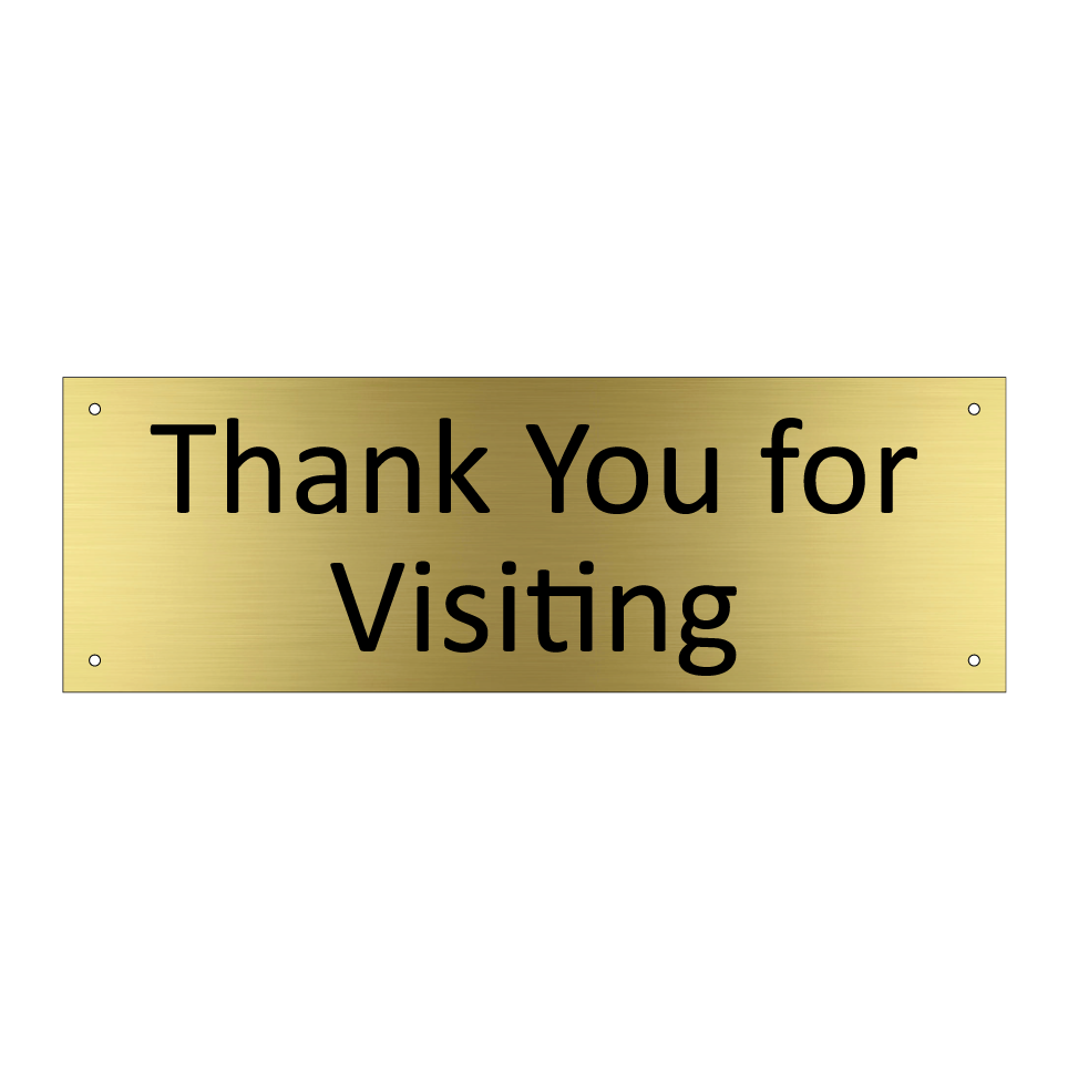 Thank You for Visiting