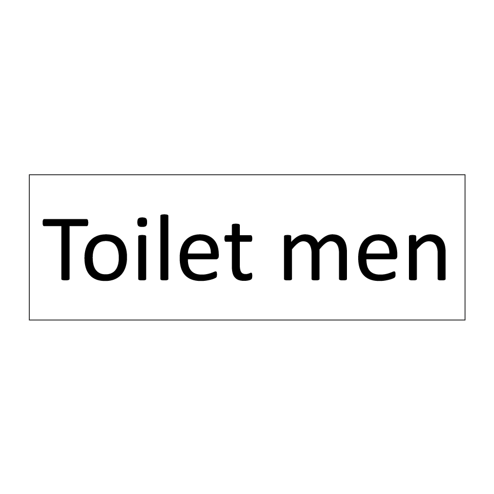 Toilet men
