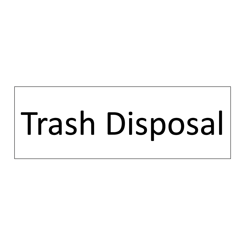 Trash Disposal