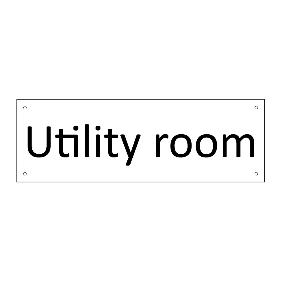Utility room