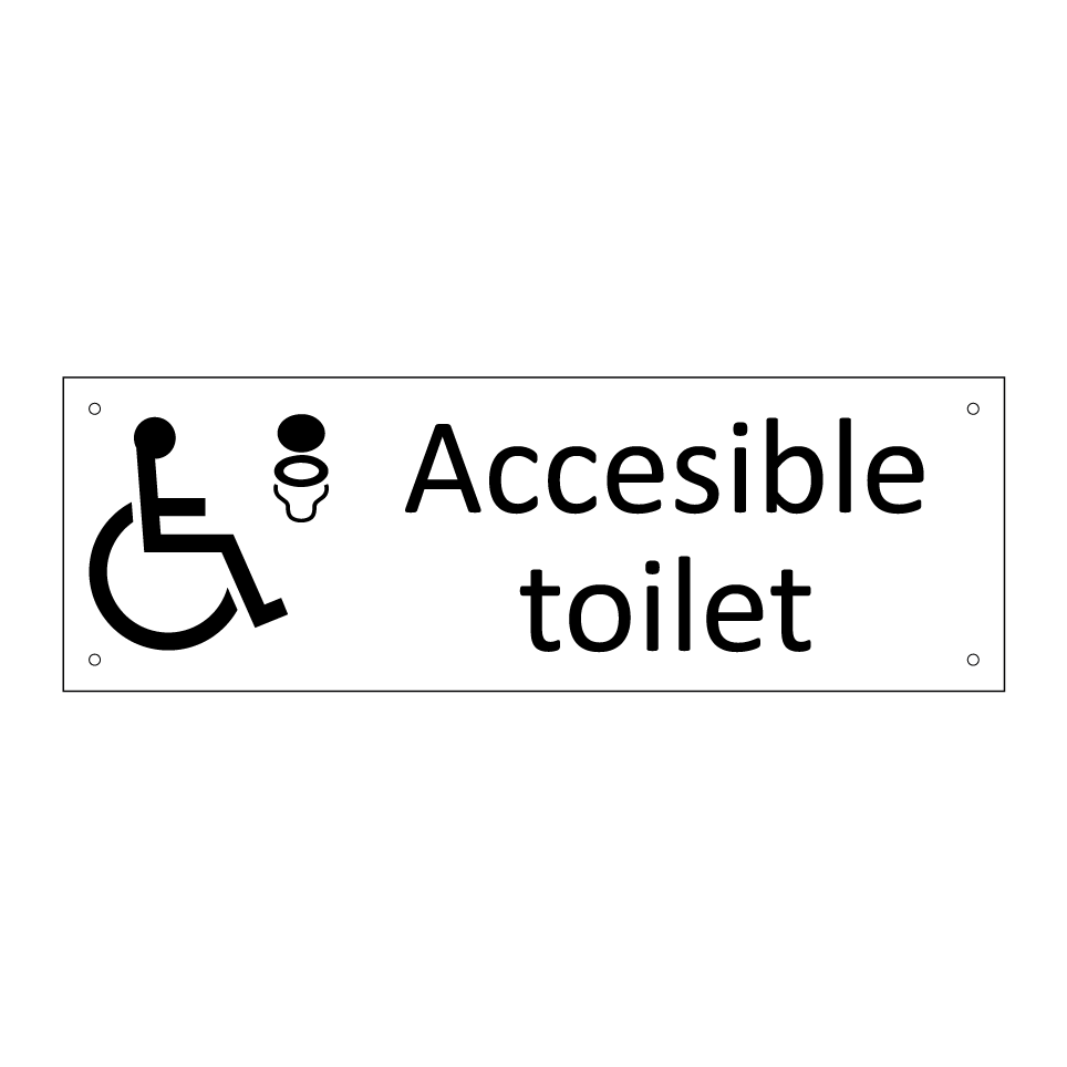 Accesible toilet