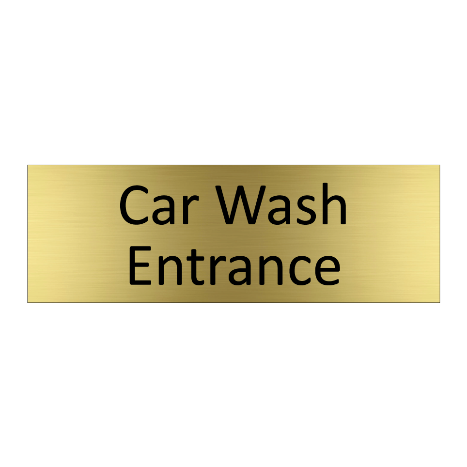 Car Wash Entrance