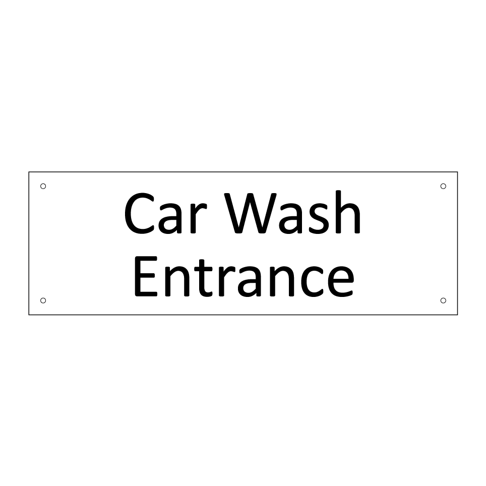 Car Wash Entrance