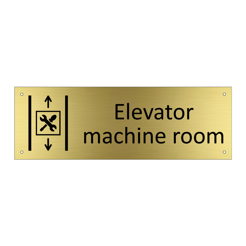 Elevator machine room