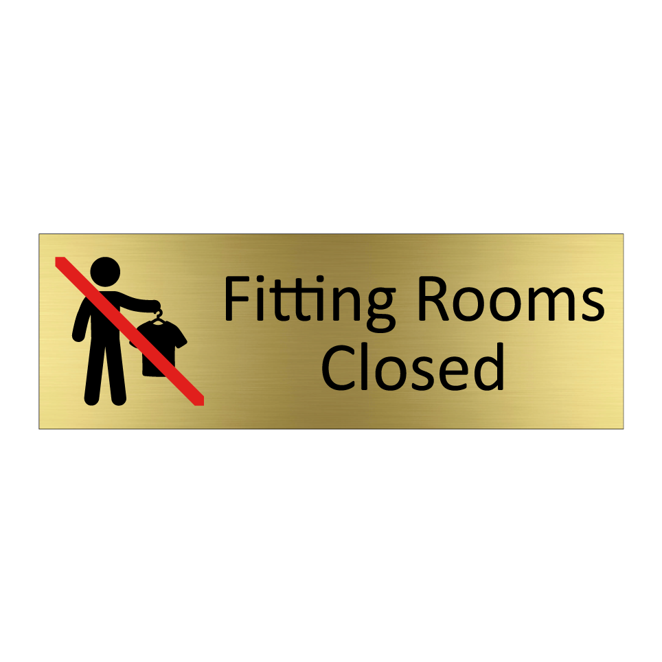 Fitting Rooms Closed