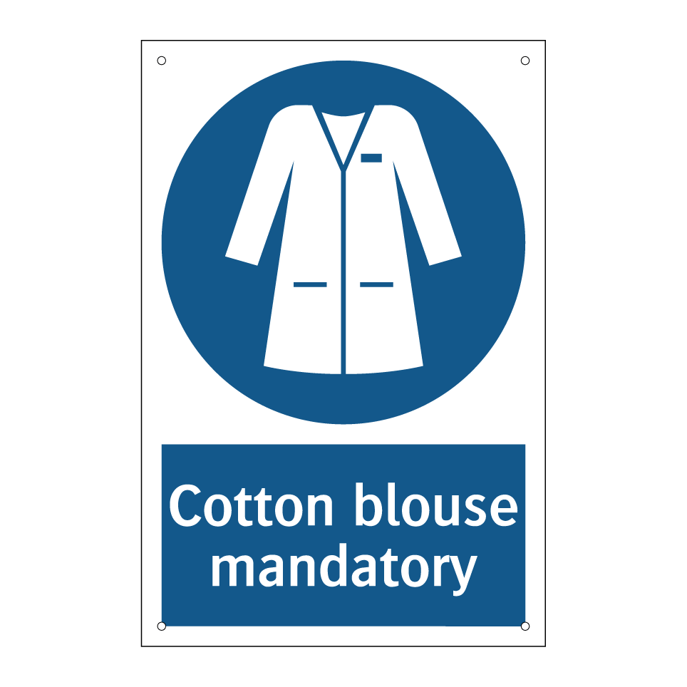 Cotton blouse mandatory