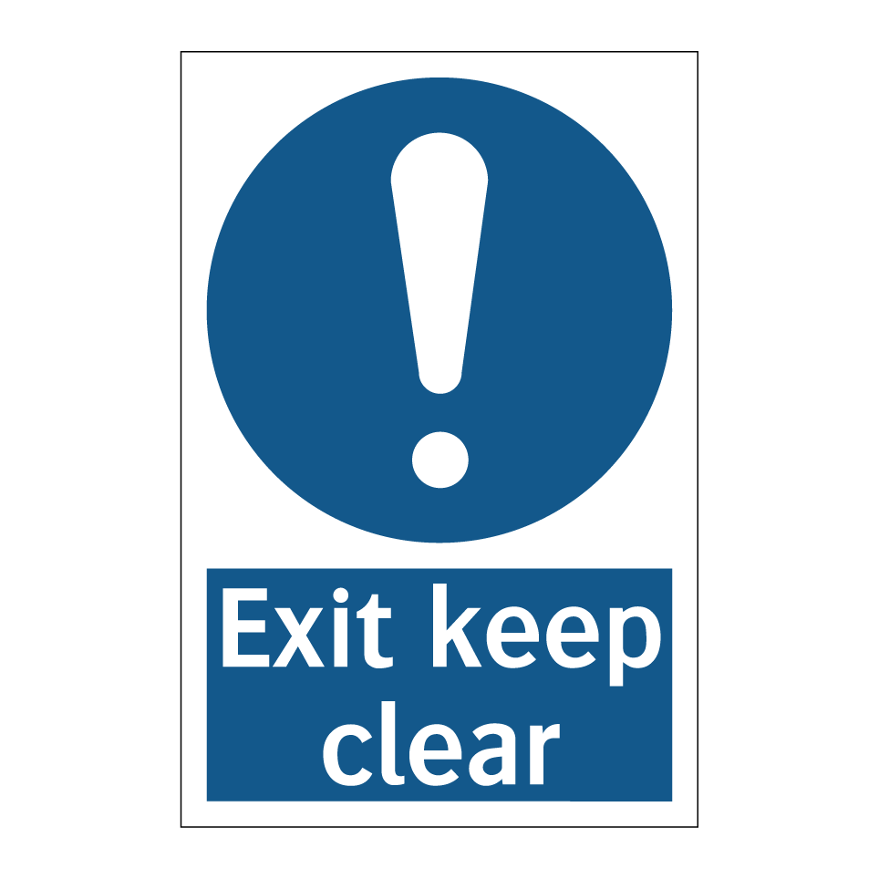 Exit keep clear