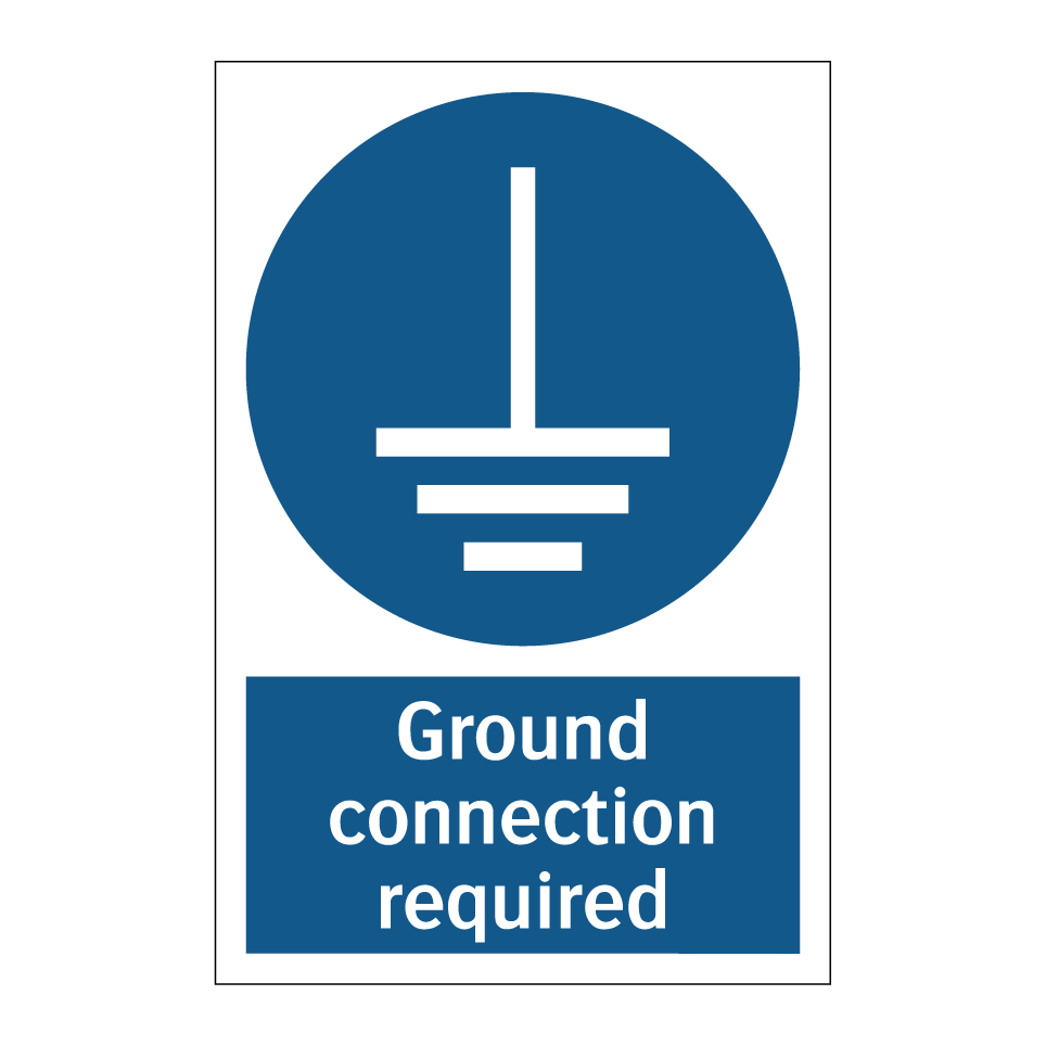 Ground connection required