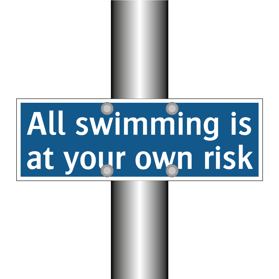 All swimming is at your own risk