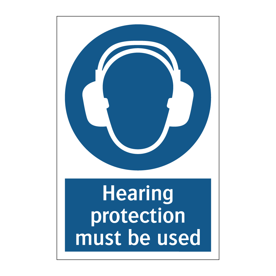 Hearing protection must be used