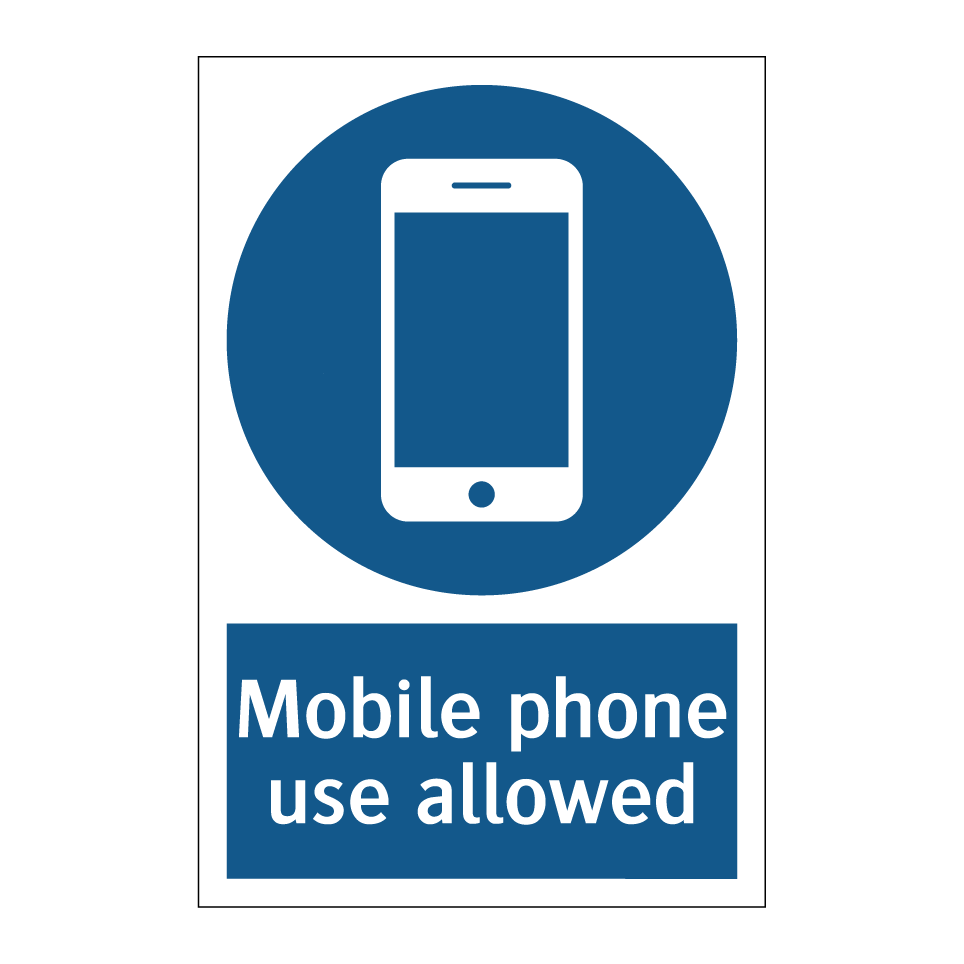 Mobile phone use allowed