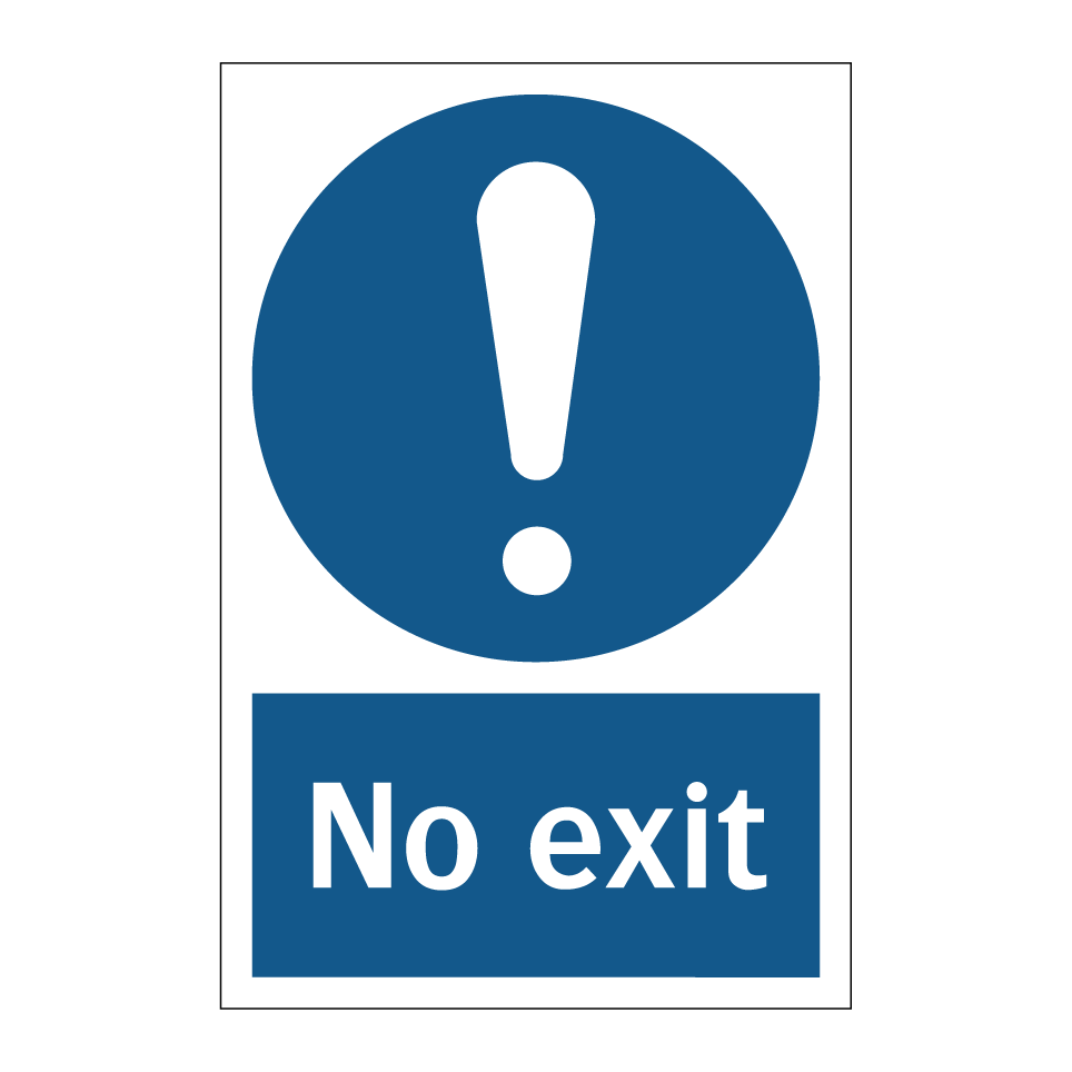 No exit