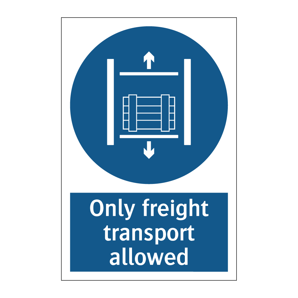 Only freight transport allowed