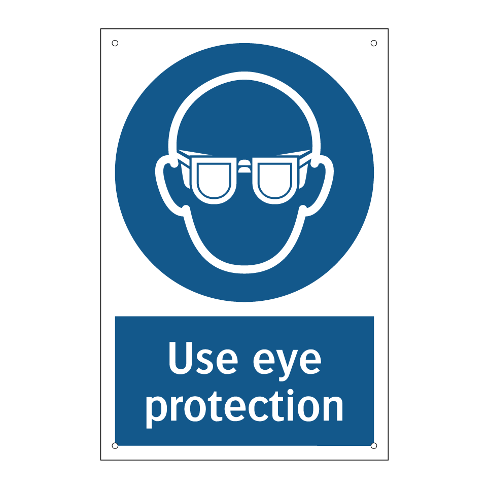 Use eye protection