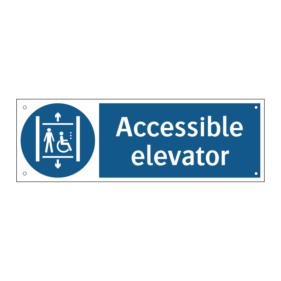 Accessible elevator