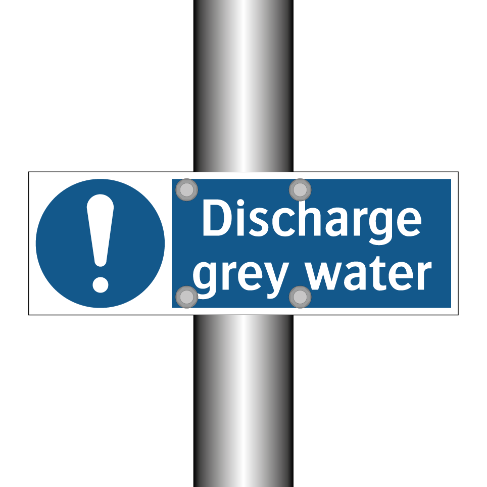 Discharge grey water