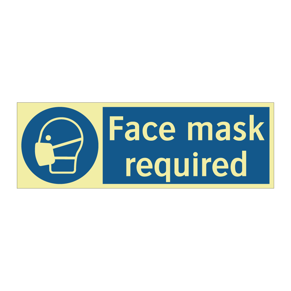 Face mask required