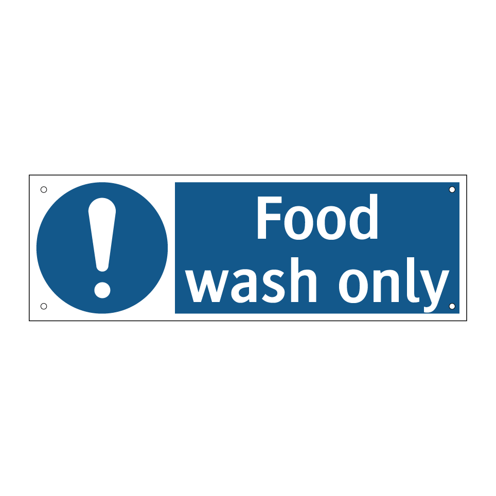 Food wash only