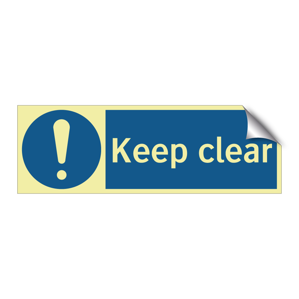Keep clear