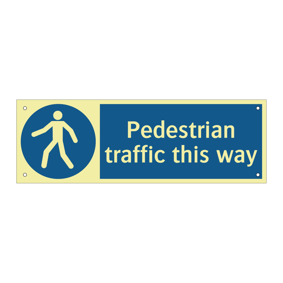 Pedestrian traffic this way