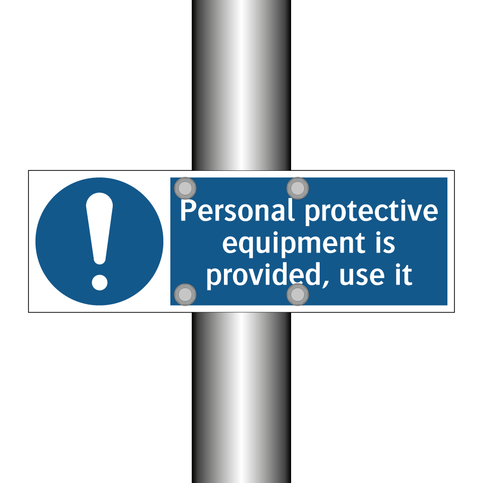 Personal protective equipment is provided, use it