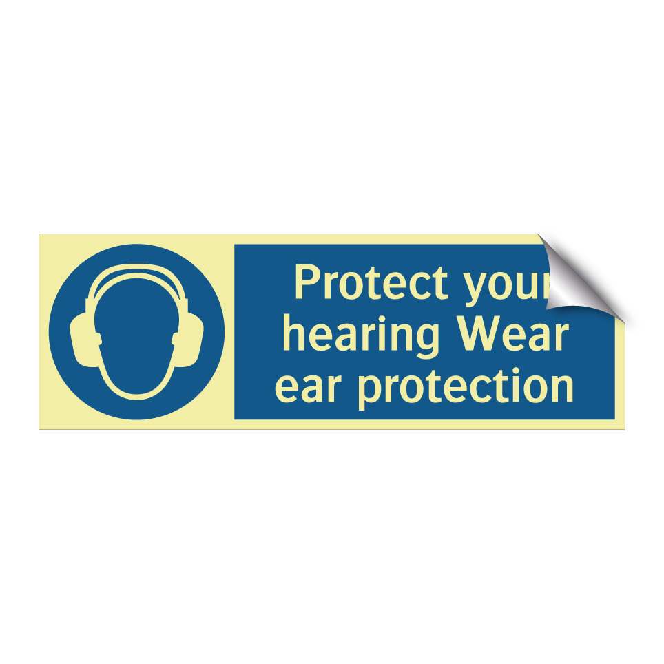 Protect your hearing Wear ear protection
