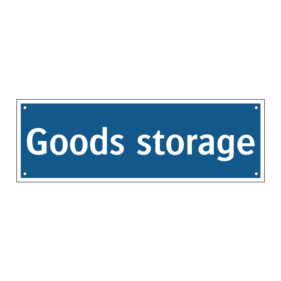 Goods storage