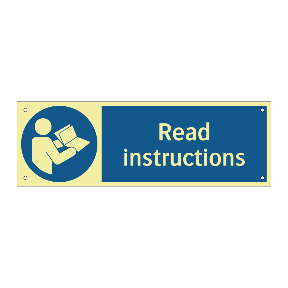 Read instructions