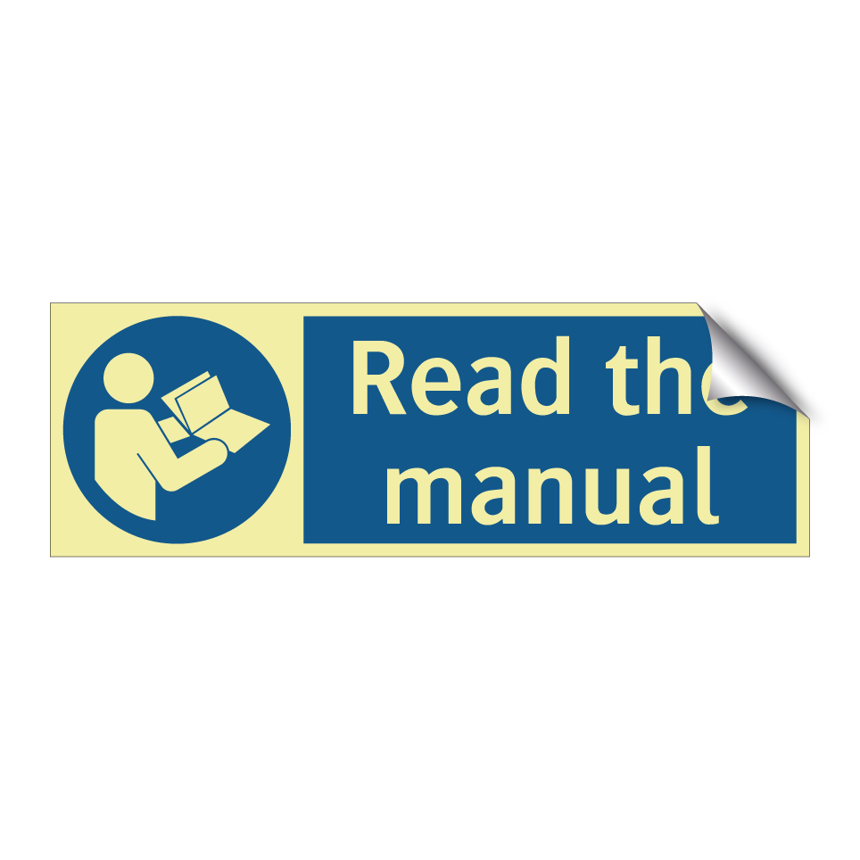 Read the manual