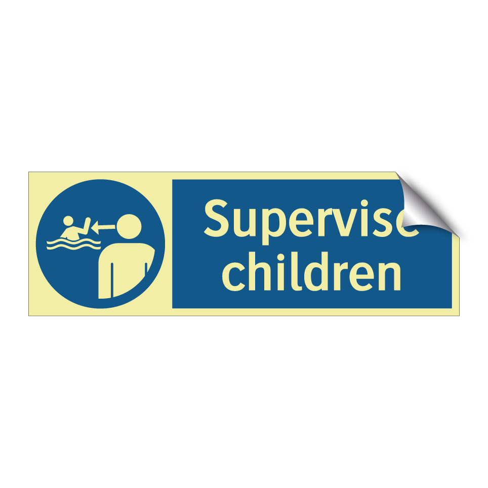 Supervise children