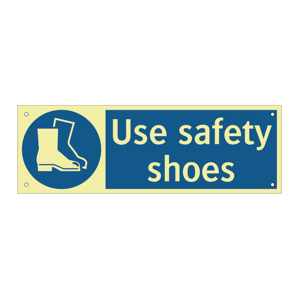 Use safety shoes