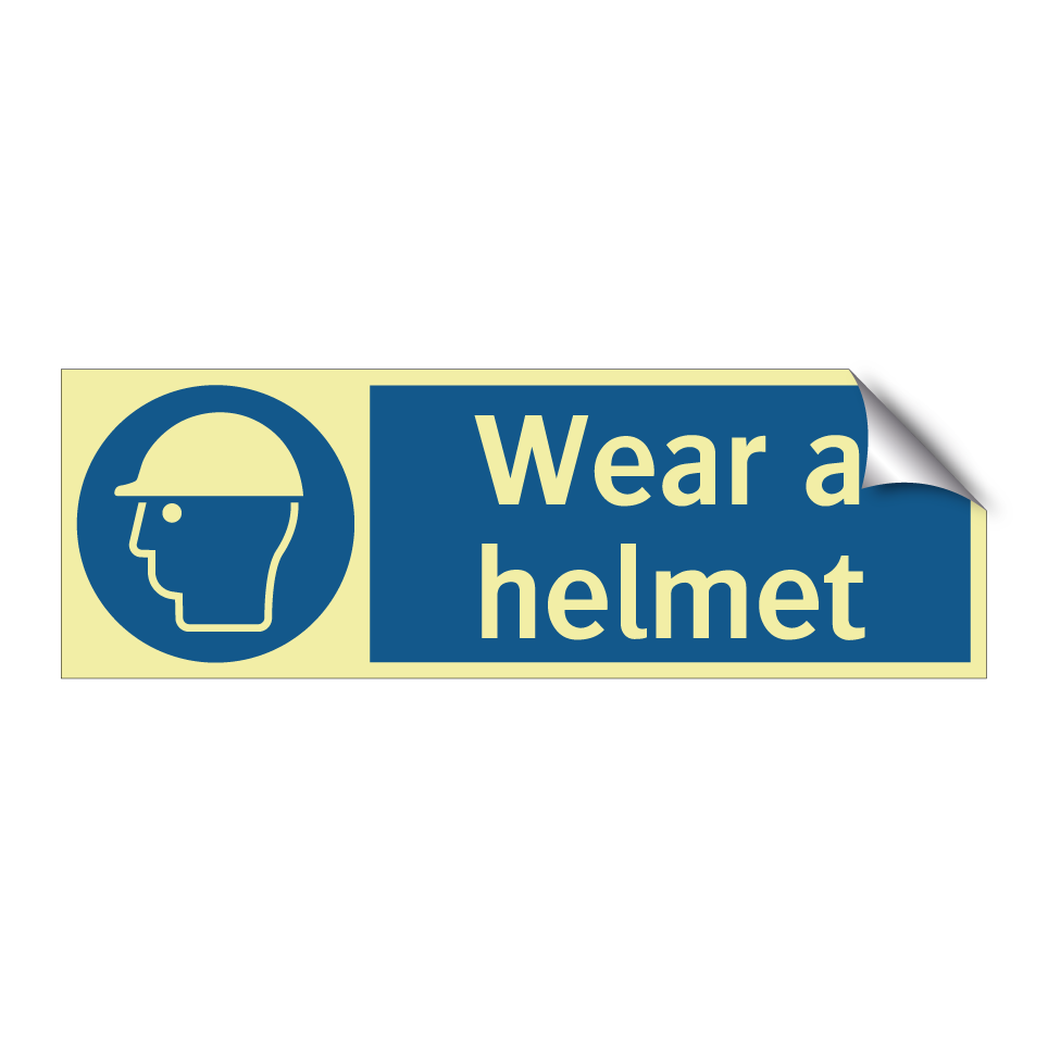 Wear a helmet
