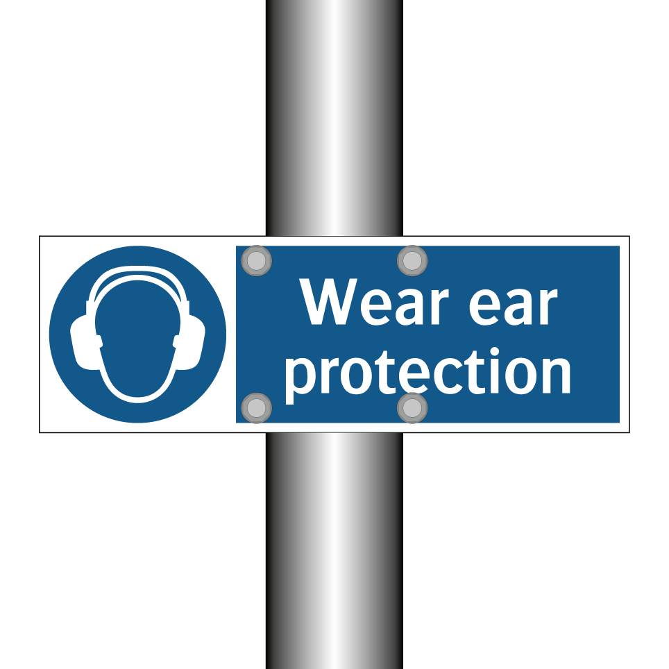 Wear ear protection