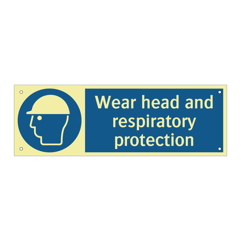 Wear head and respiratory protection