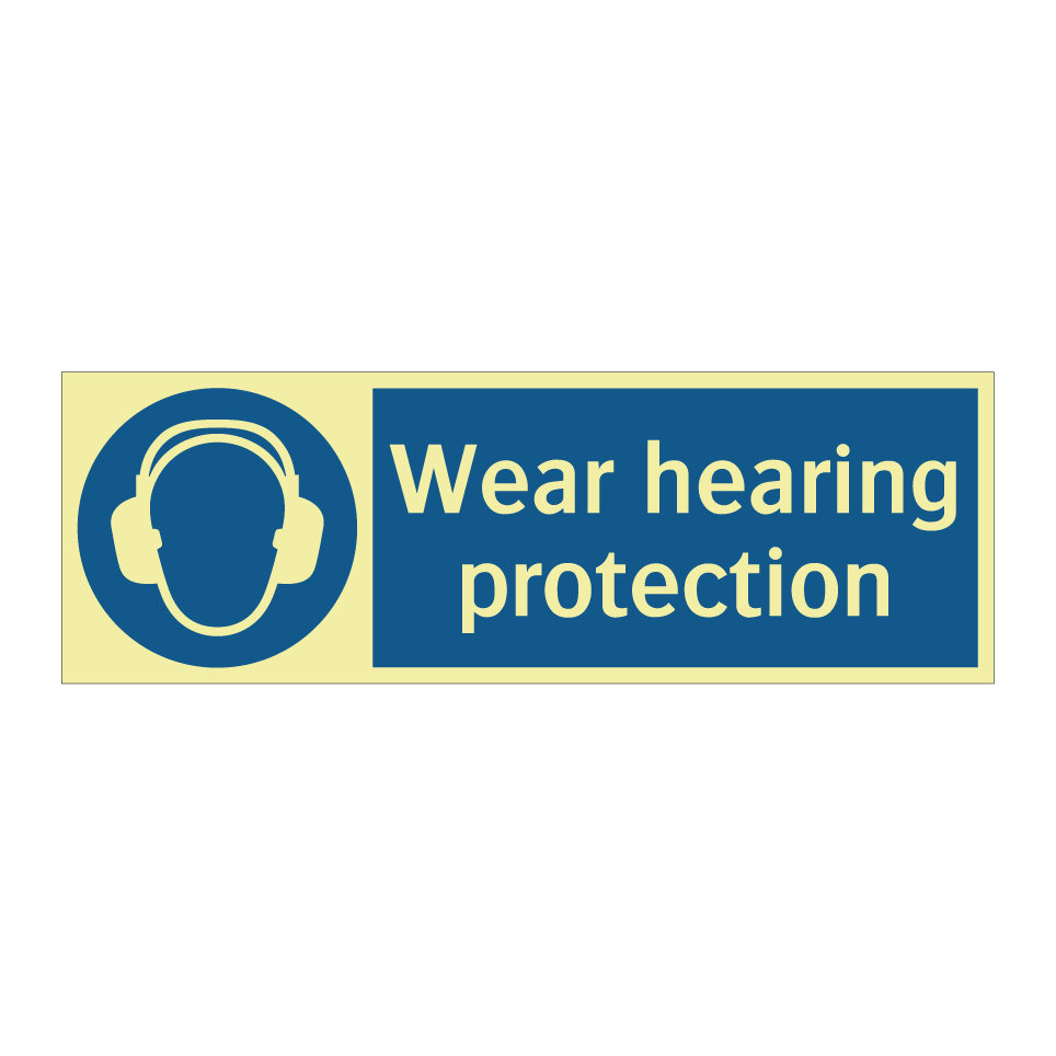 Wear hearing protection