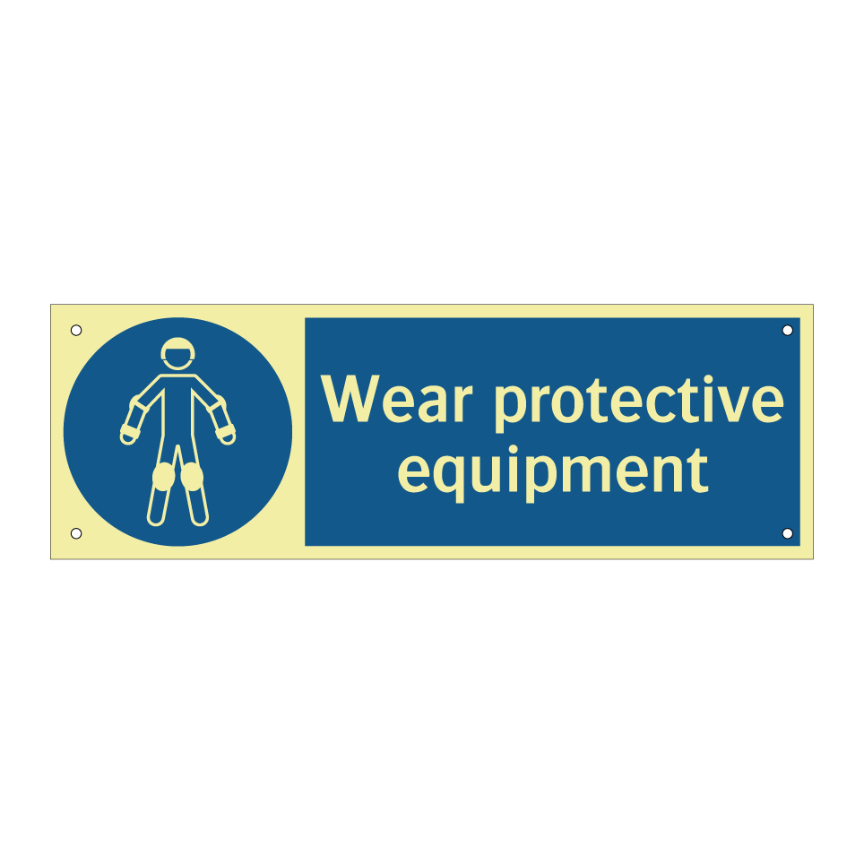 Wear protective equipment