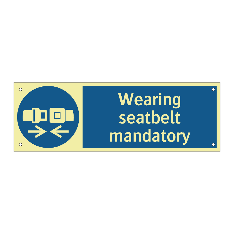 Wearing seatbelt mandatory