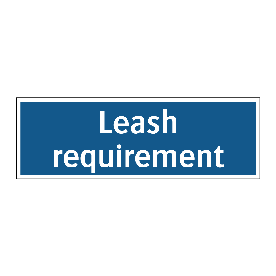 Leash requirement
