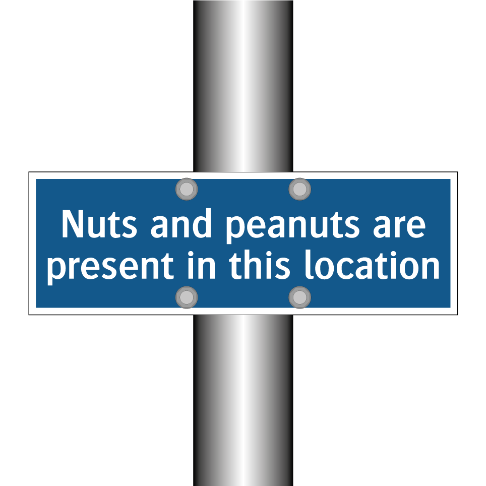 Nuts and peanuts are present in this location