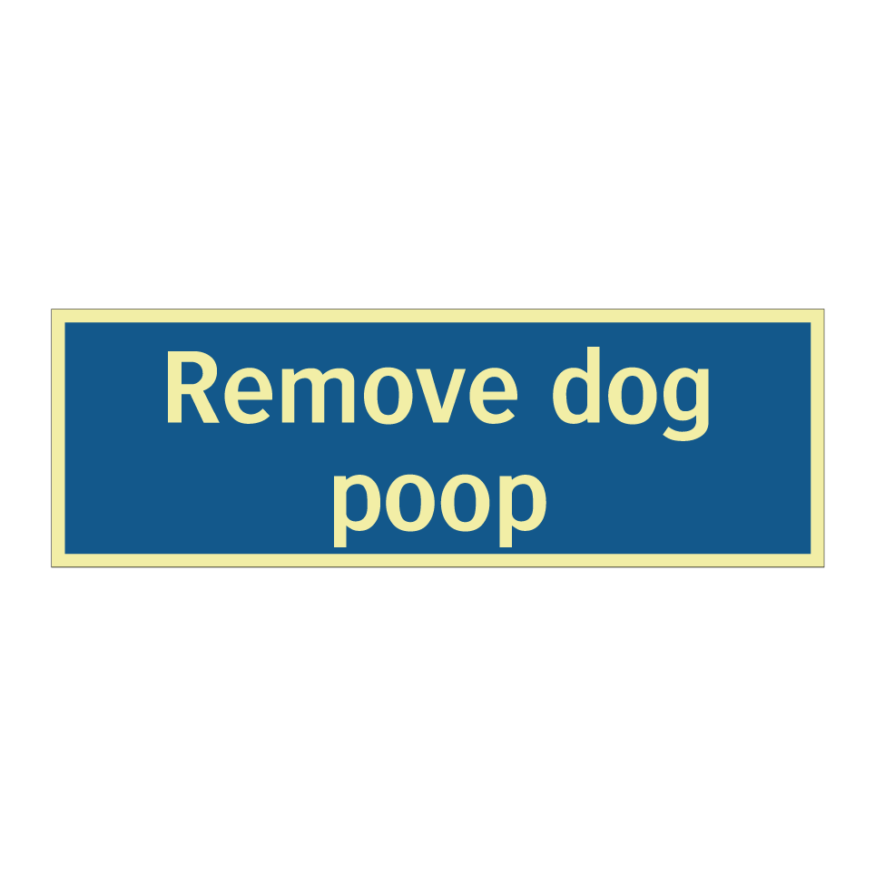 Remove dog poop