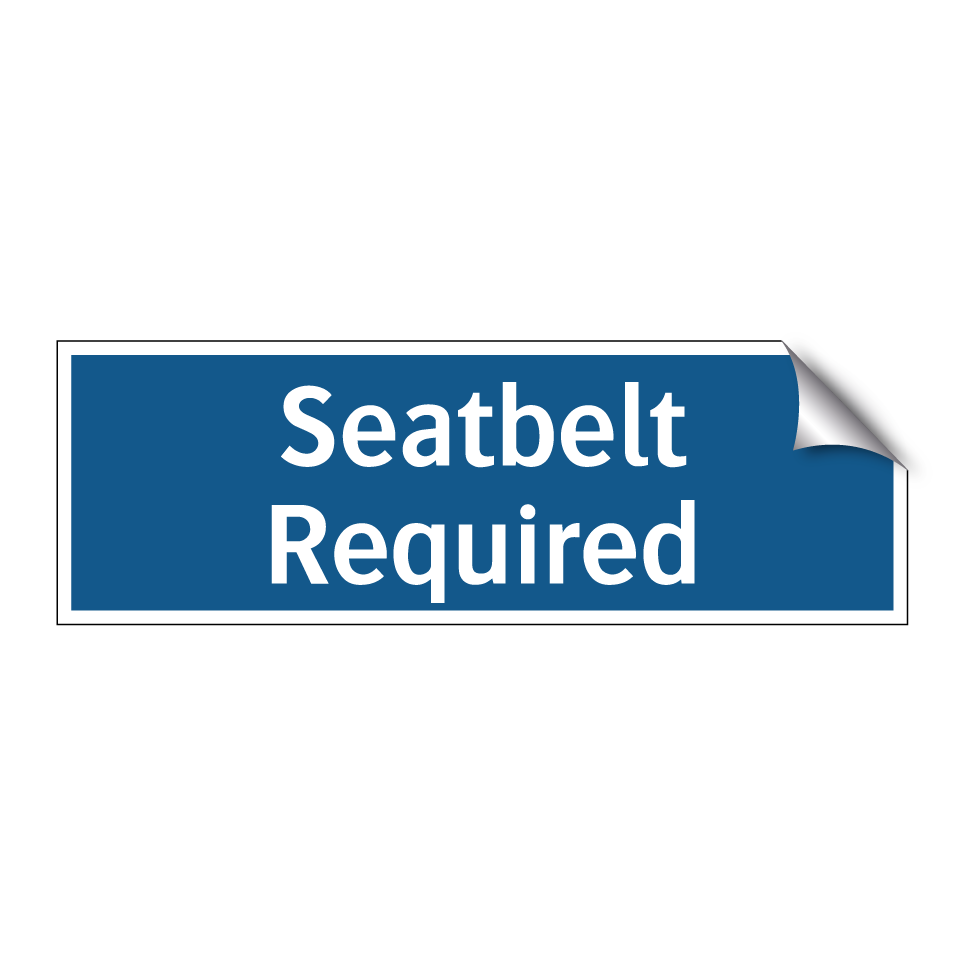 Seatbelt Required