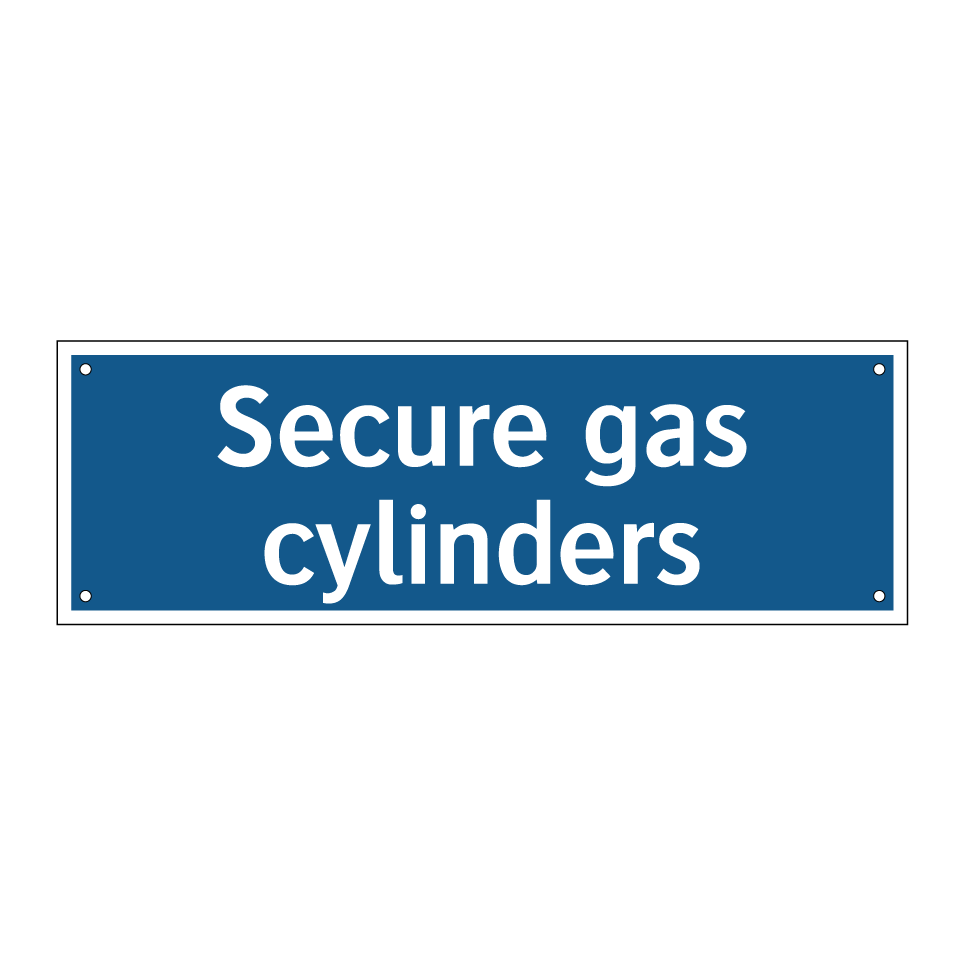 Secure gas cylinders