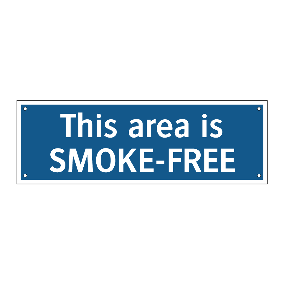 This area is SMOKE-FREE