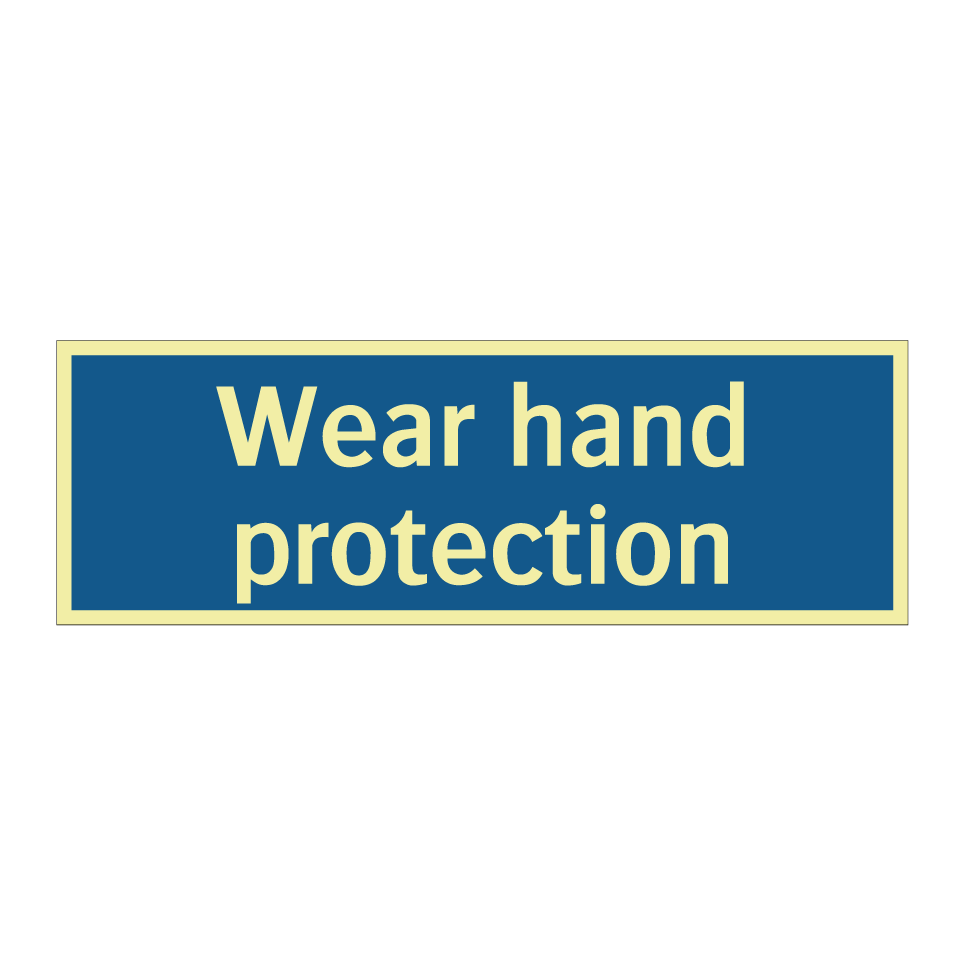 Wear hand protection