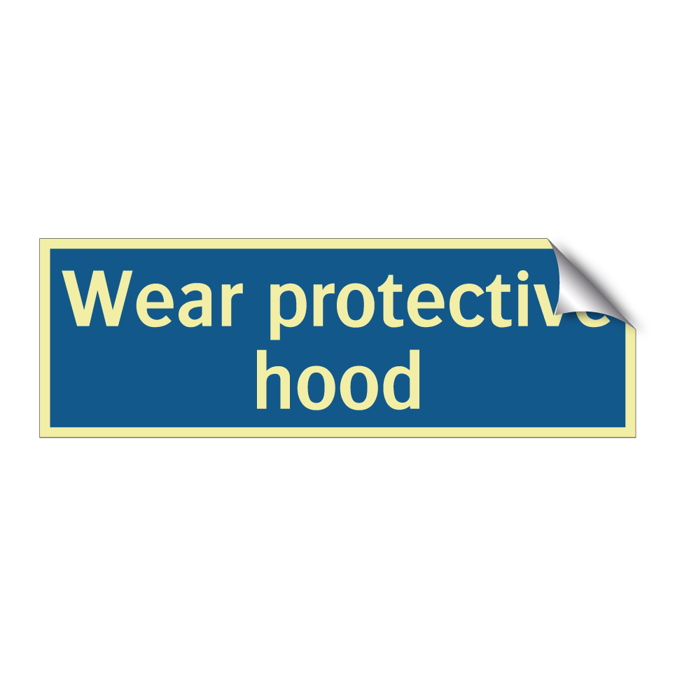 Wear protective hood