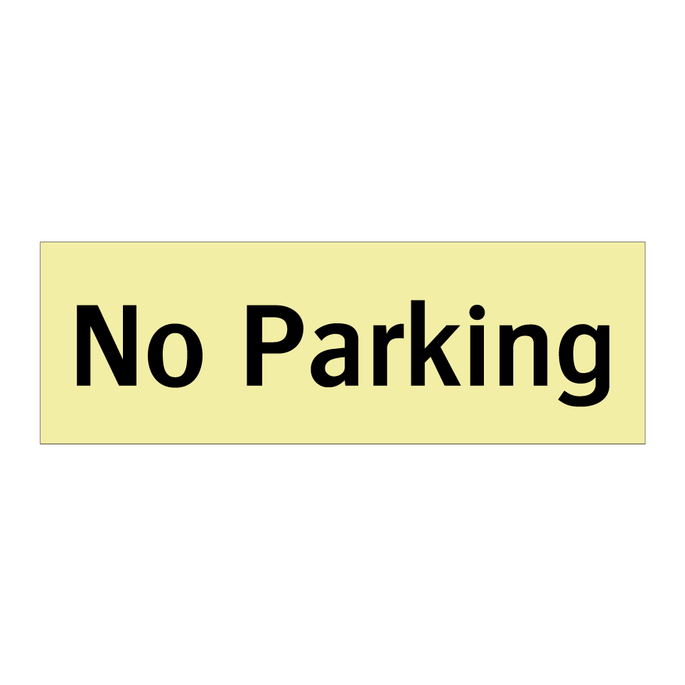 No Parking