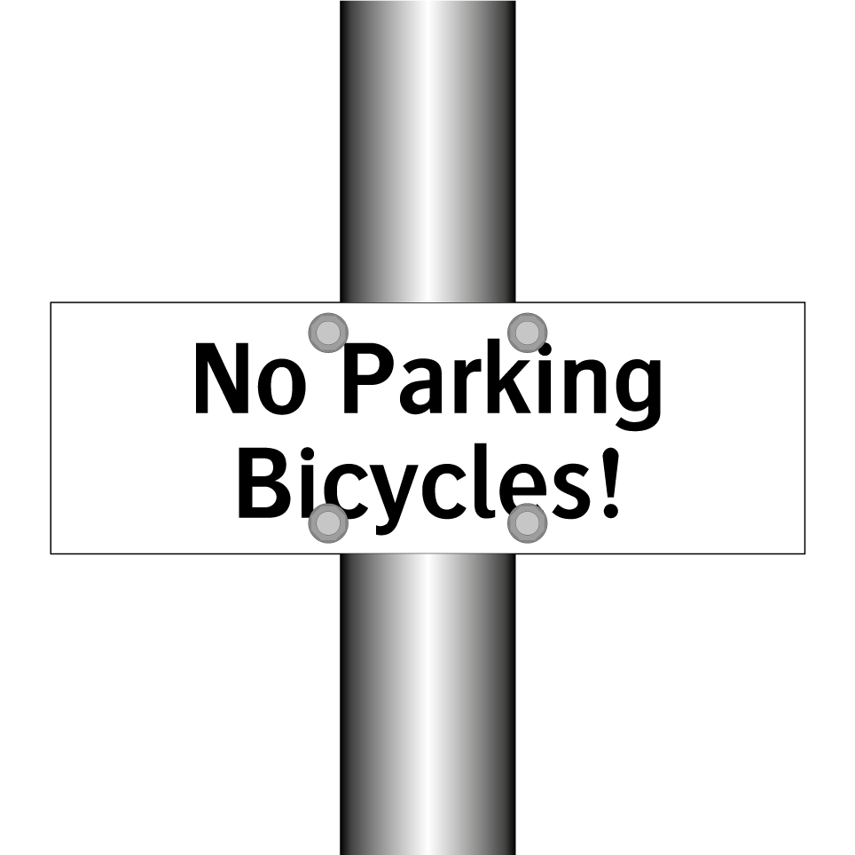 No Parking Bicycles!
