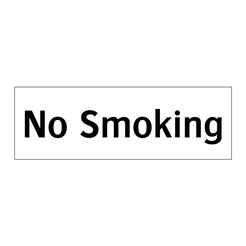 No Smoking