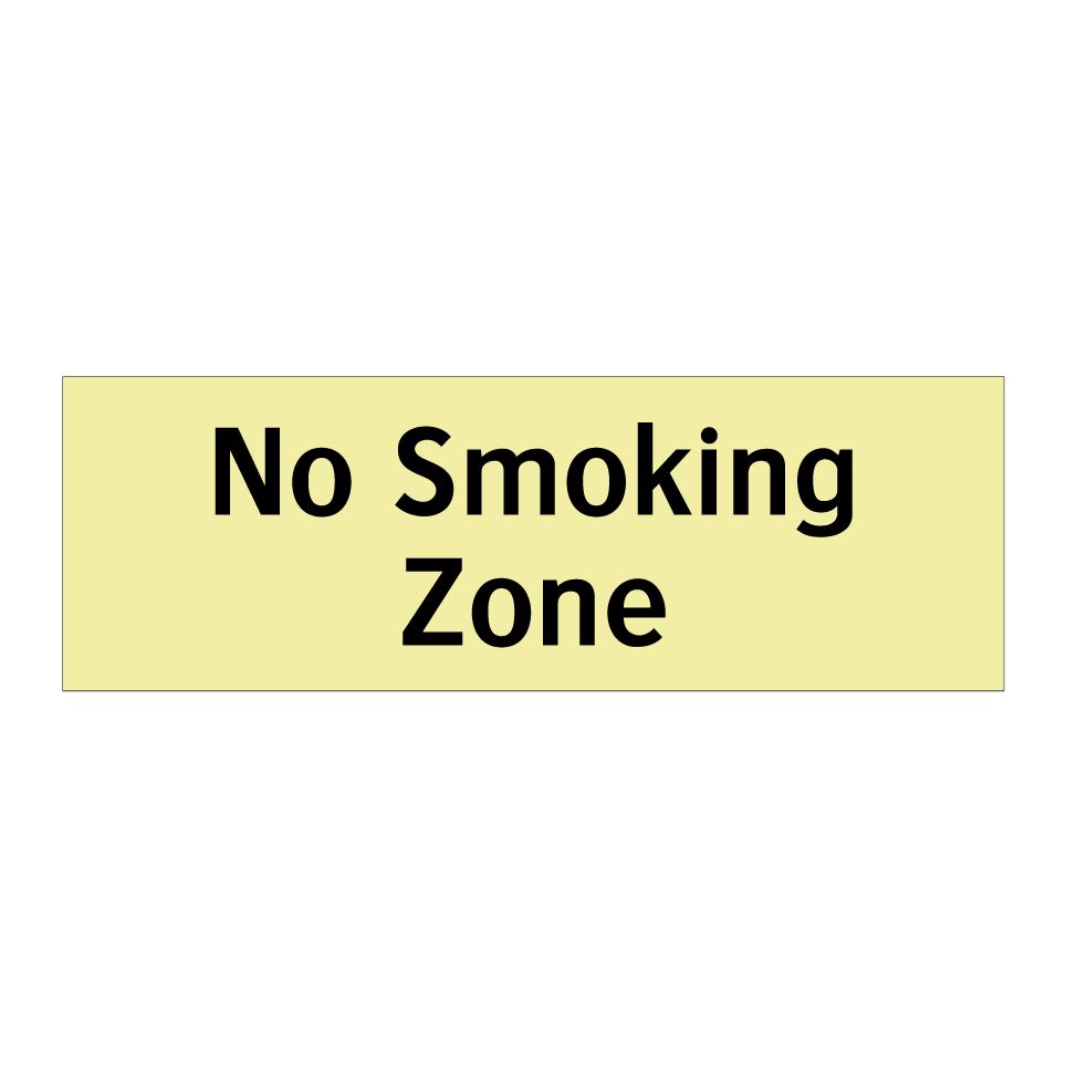 No Smoking Zone